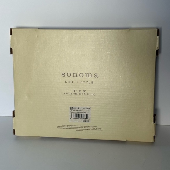 Sonoma Black and Gold Tailgating Photo Frame - Picture 2 of 3